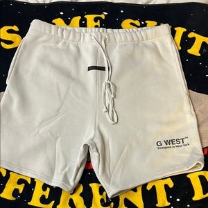 G WEST Athletic Shorts with Elastic Waistband